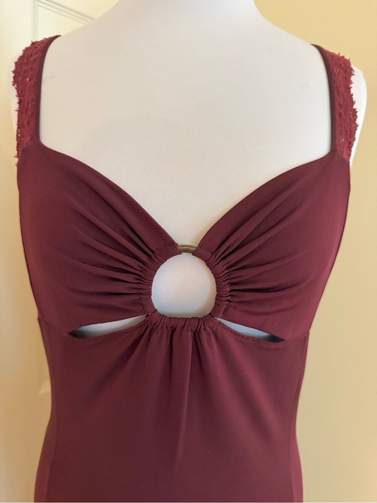 Just Cavalli Dresses & Skirts - JUST CAVALLI DRESS BURGUNDY SIZE IT46/10-12US
